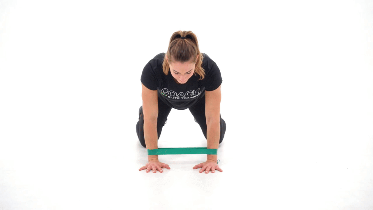 Quadruped Mini Band Pull Apart