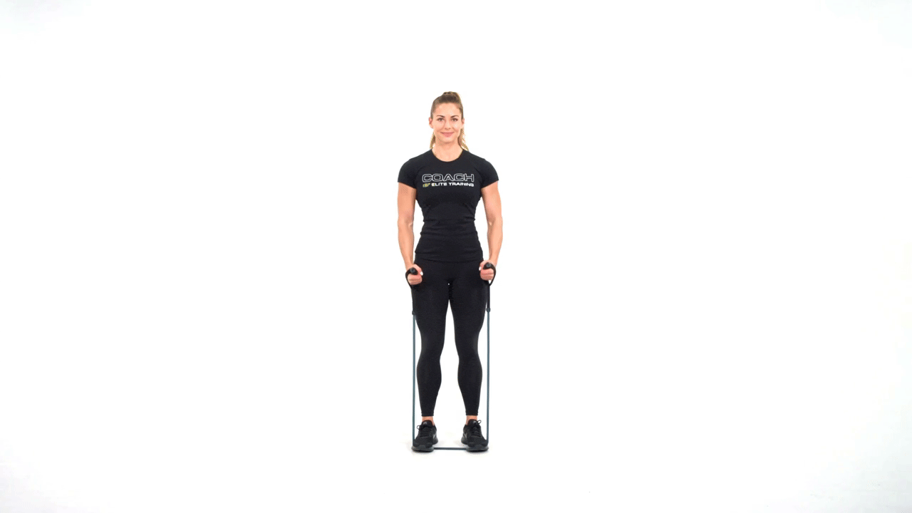 Resistance Band Hammer Curl