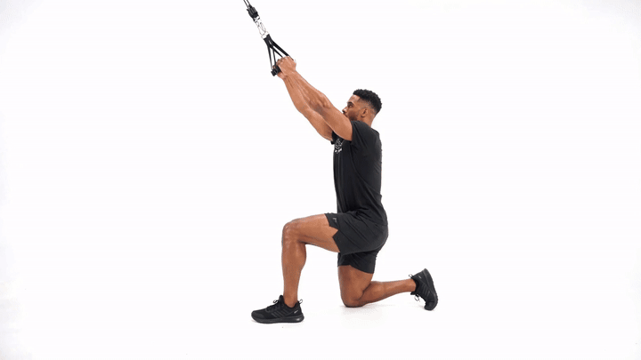 Resistance Band Half Kneeling Lat Pulldown
