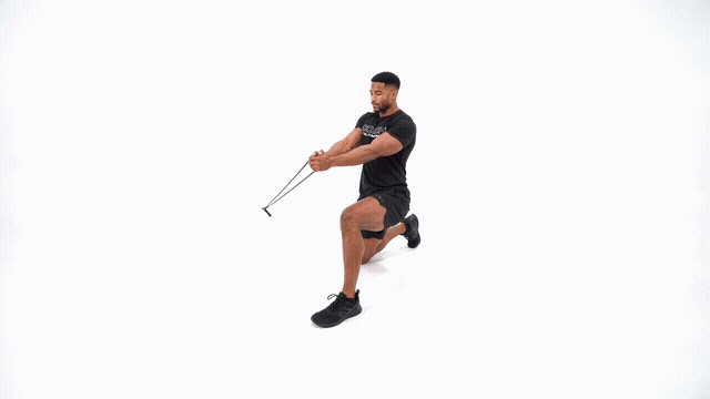 Resistance Band Half Kneeling WoodChop