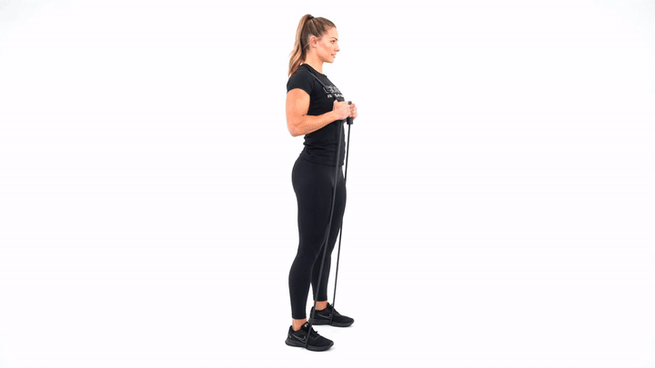 Resistance Band Kang Squat