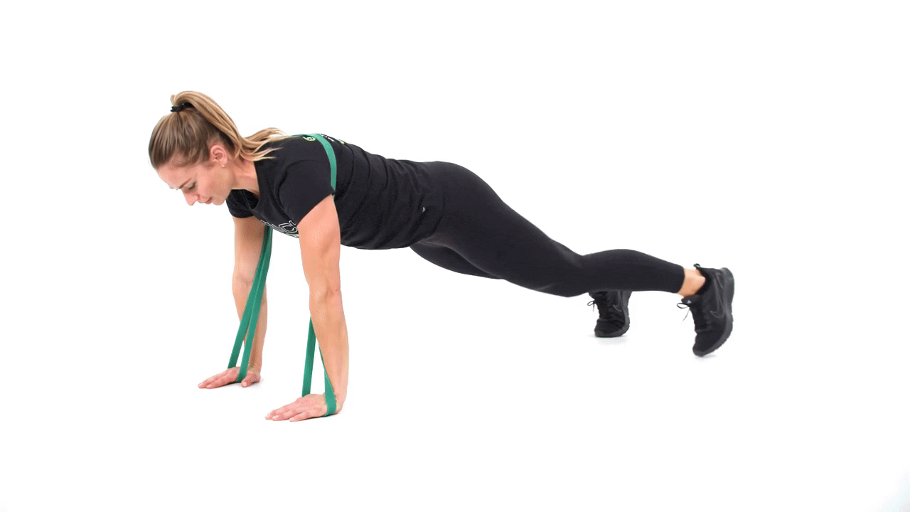 Resistance Band Push Up