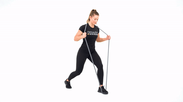 Resistance Band Split Squat