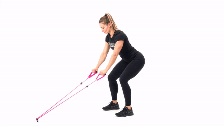Resistance Band Y-Raise Low Anchor