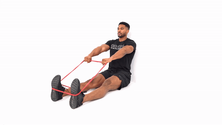 Seated Resistance Band Face Pull