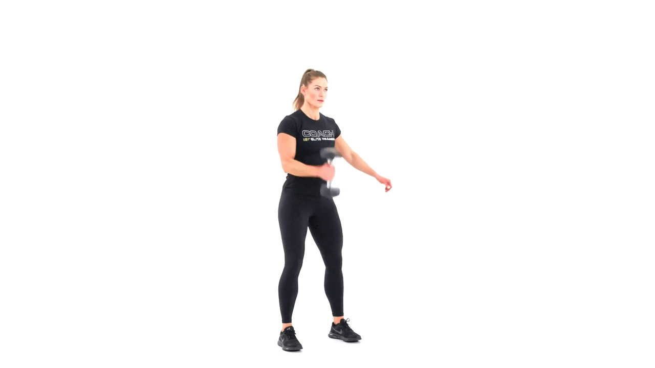 Single Arm Clean to Push Press