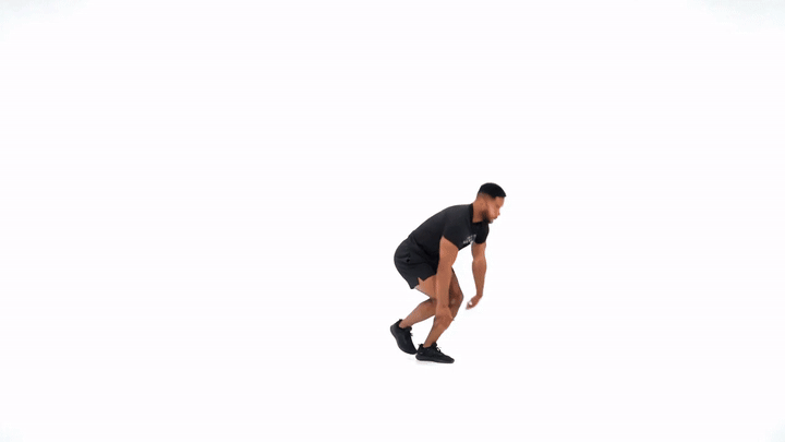 Single Leg Half Burpee