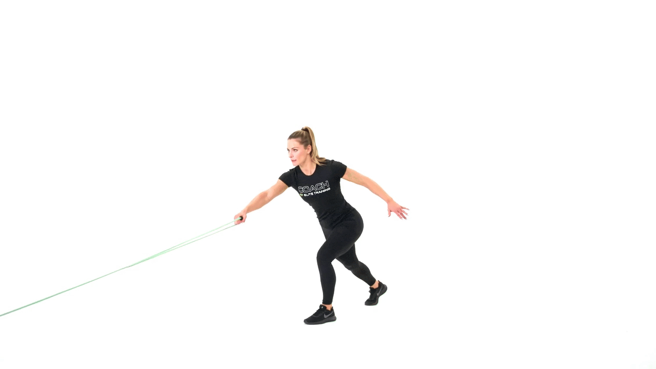 Single Leg RDL Resistance Band Row (Option)