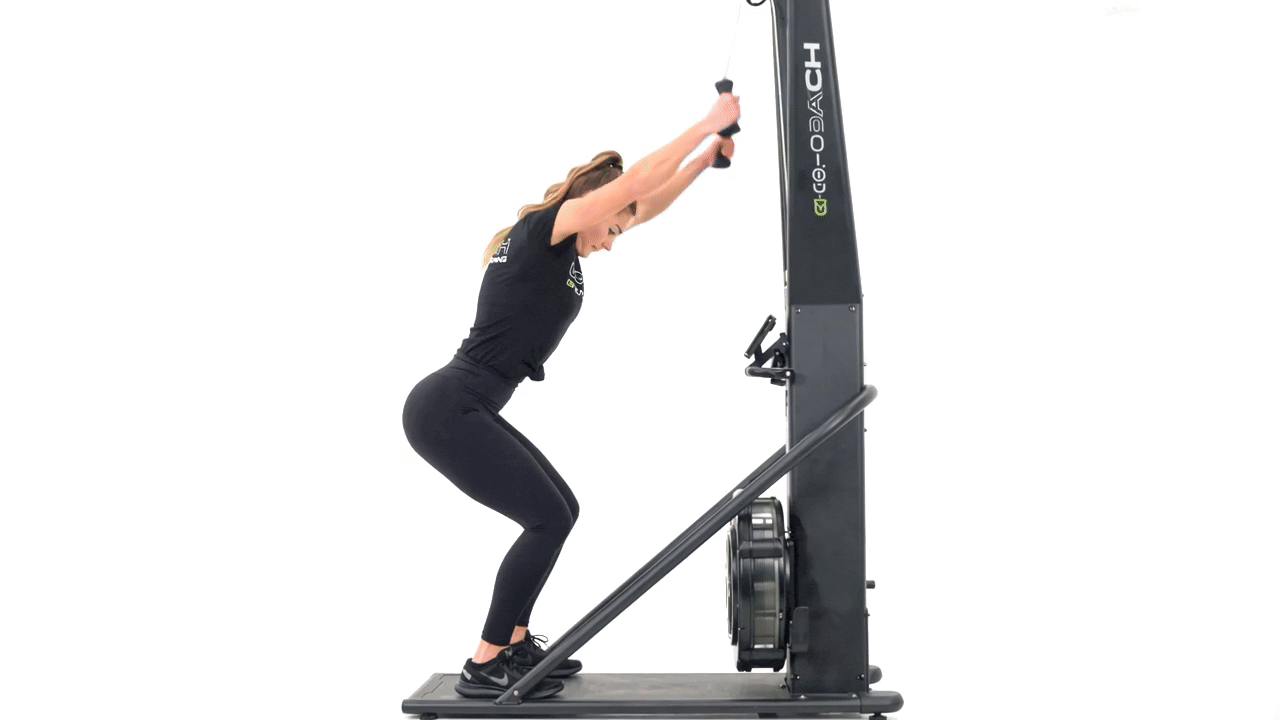 SkiErg Squat Hold Arms Only