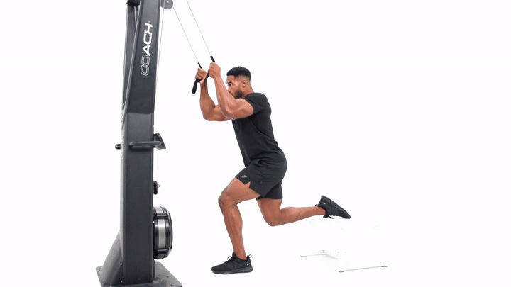 Skierg Split Squat