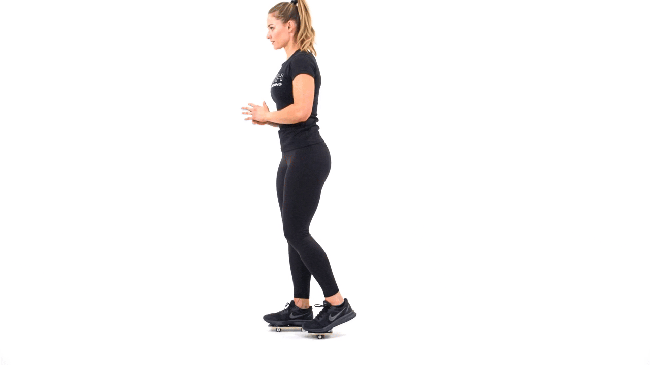 Slider Reverse Lunge