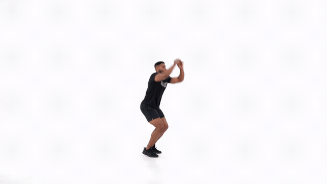 Squat Jump 180 degree