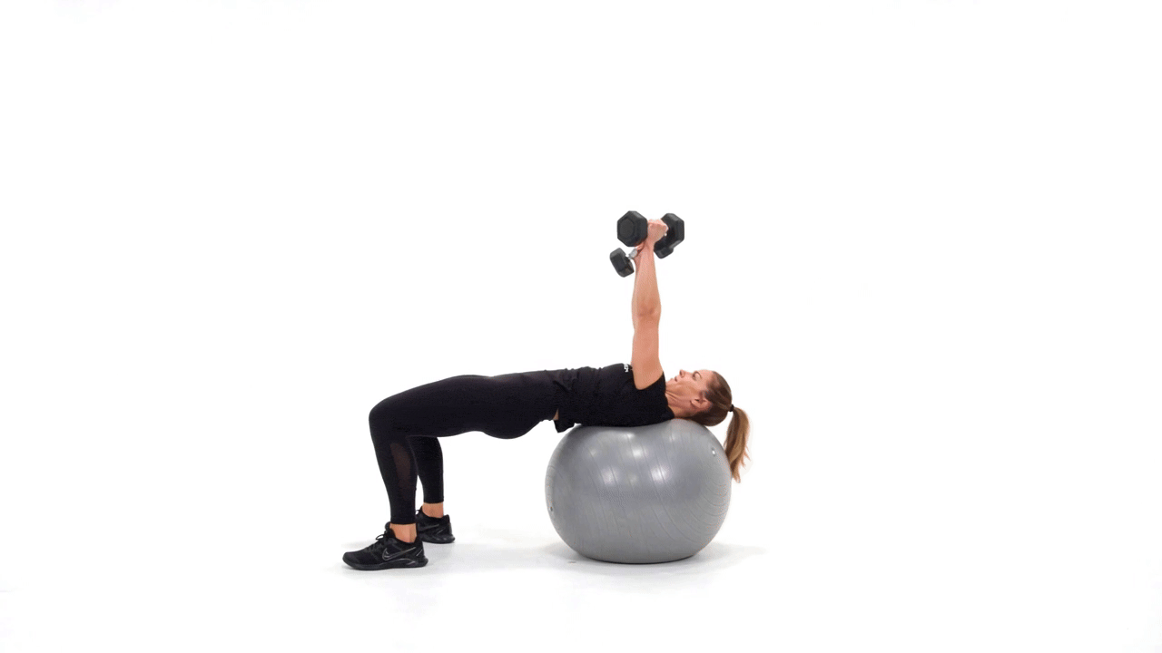 Stability Ball Chest Press