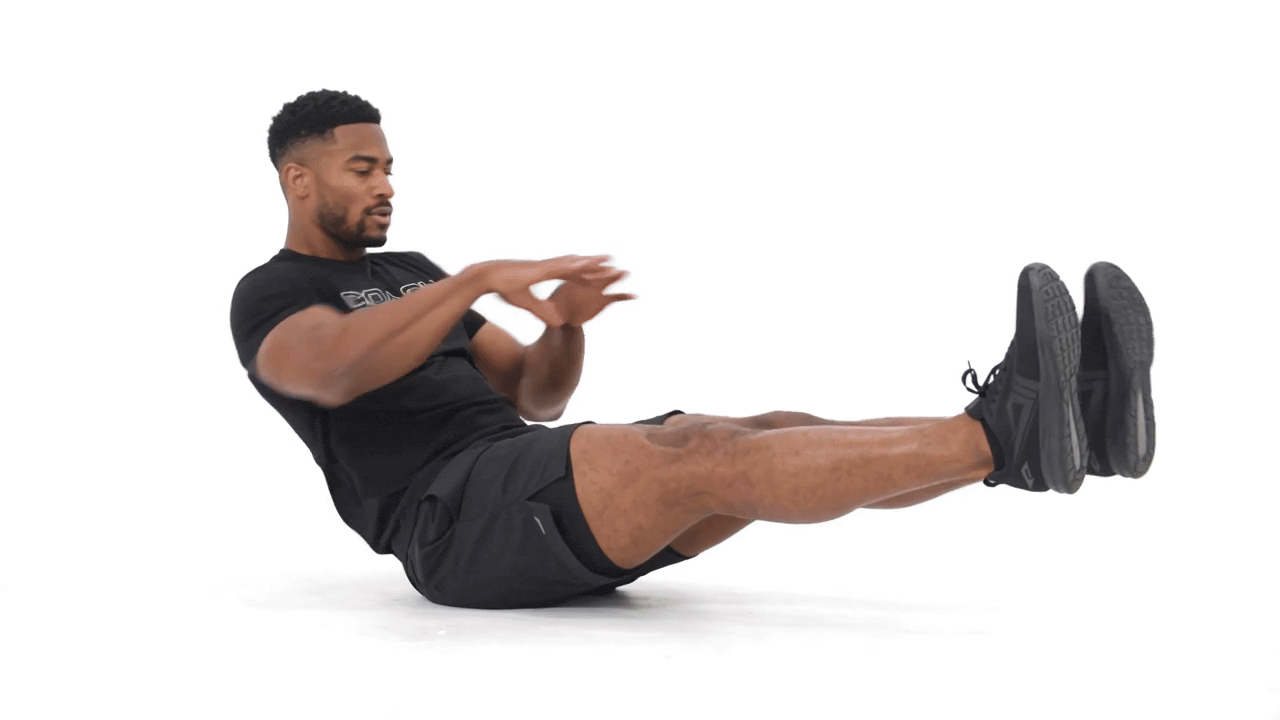 Straight Leg Russian Twists