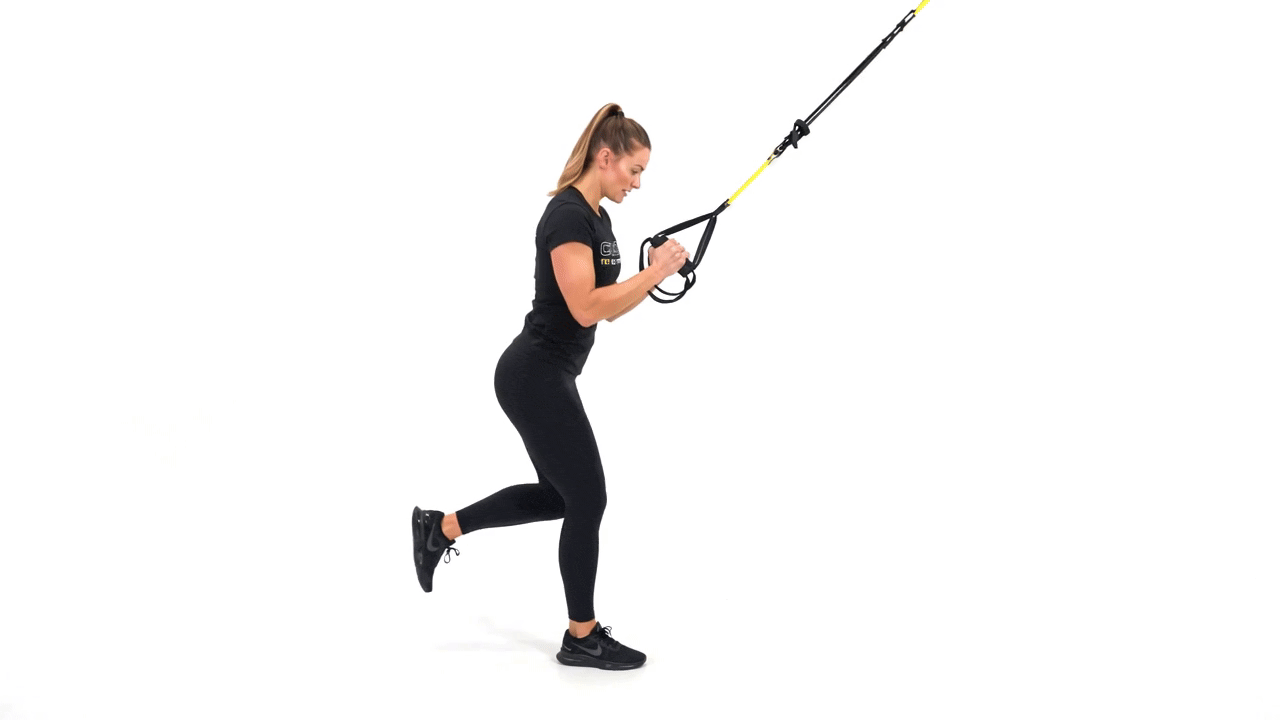 TRX Assisted Skater Squat