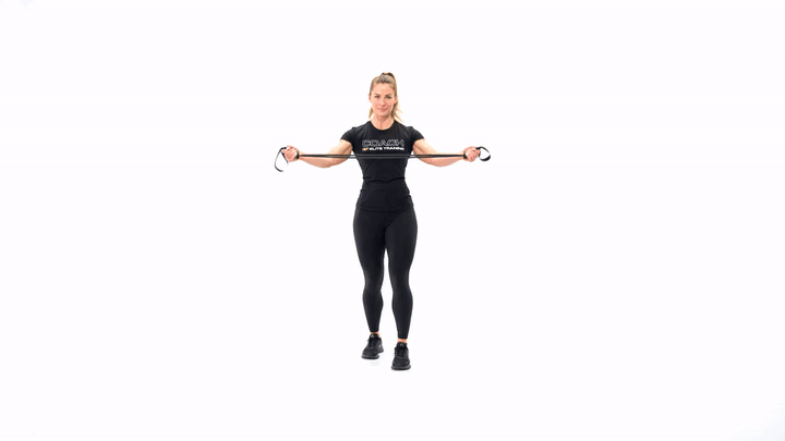 Resistance Band Pull Apart (Underhand Grip)