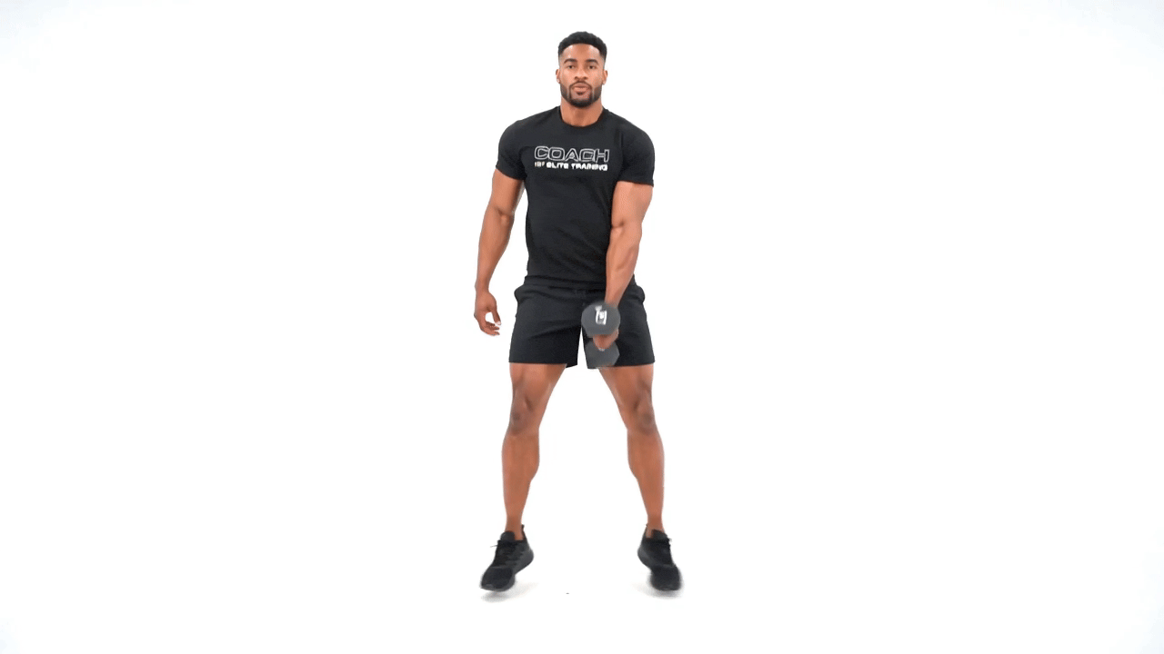 Weighted Pop Squat