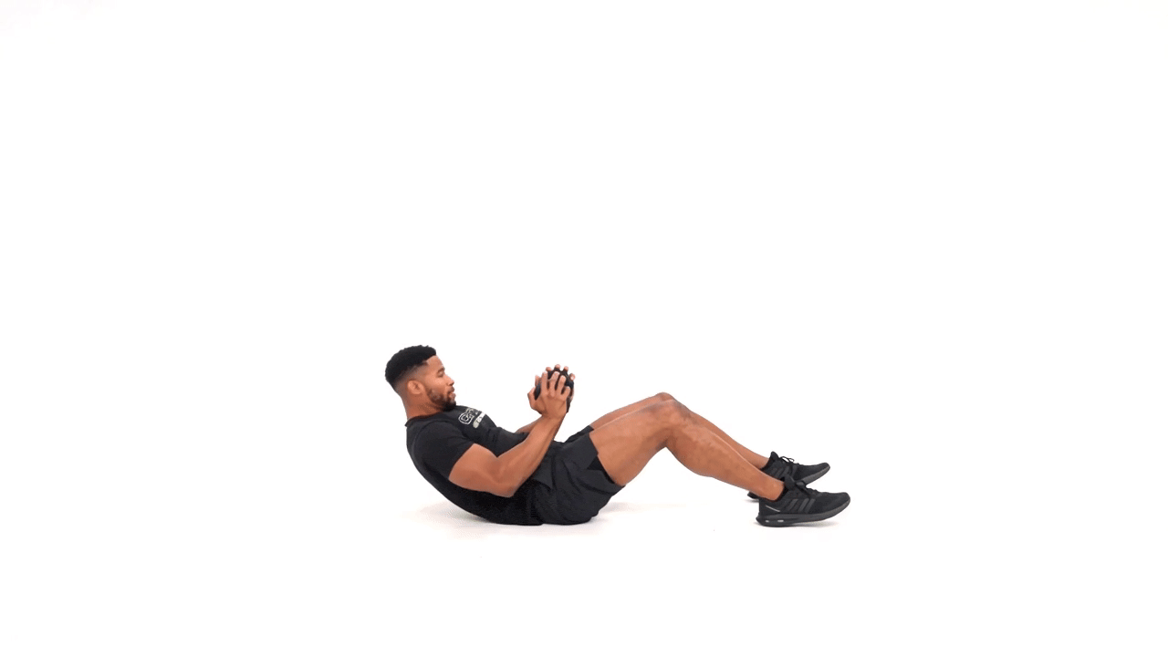 Dumbbell Sit Up to Press